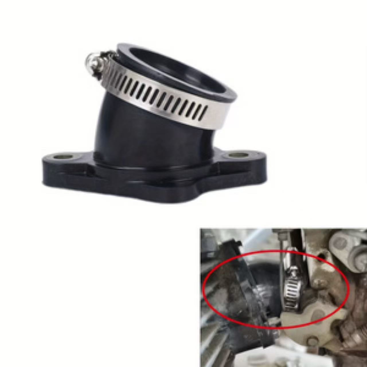 Motorcycle Carburetor - Carburateur Inlaatspruitstuk Boot Pipe 30MM Vervangende