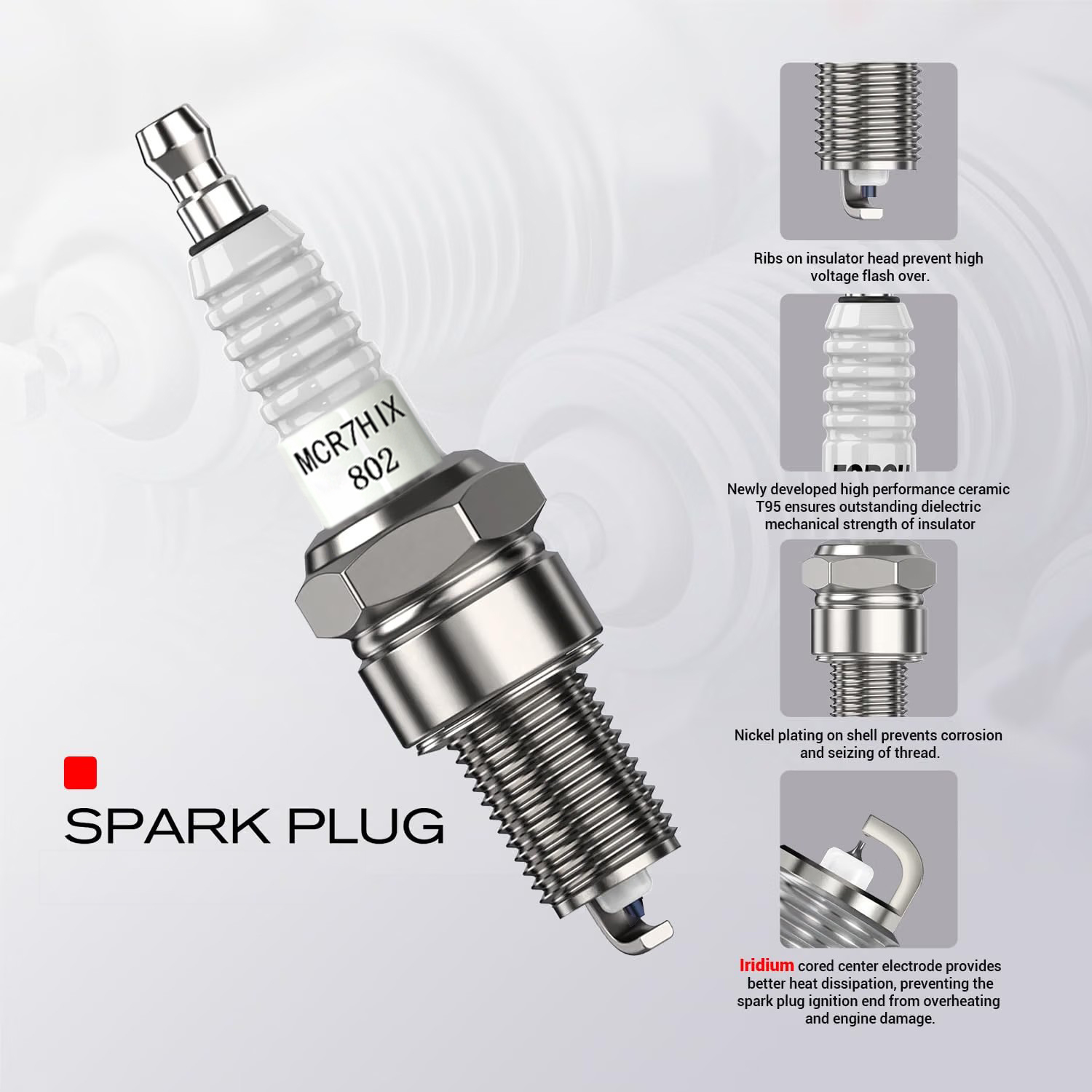 1-4 stuks Originele Goede Irid - Motorcycle Spark Plug recensie en prijs